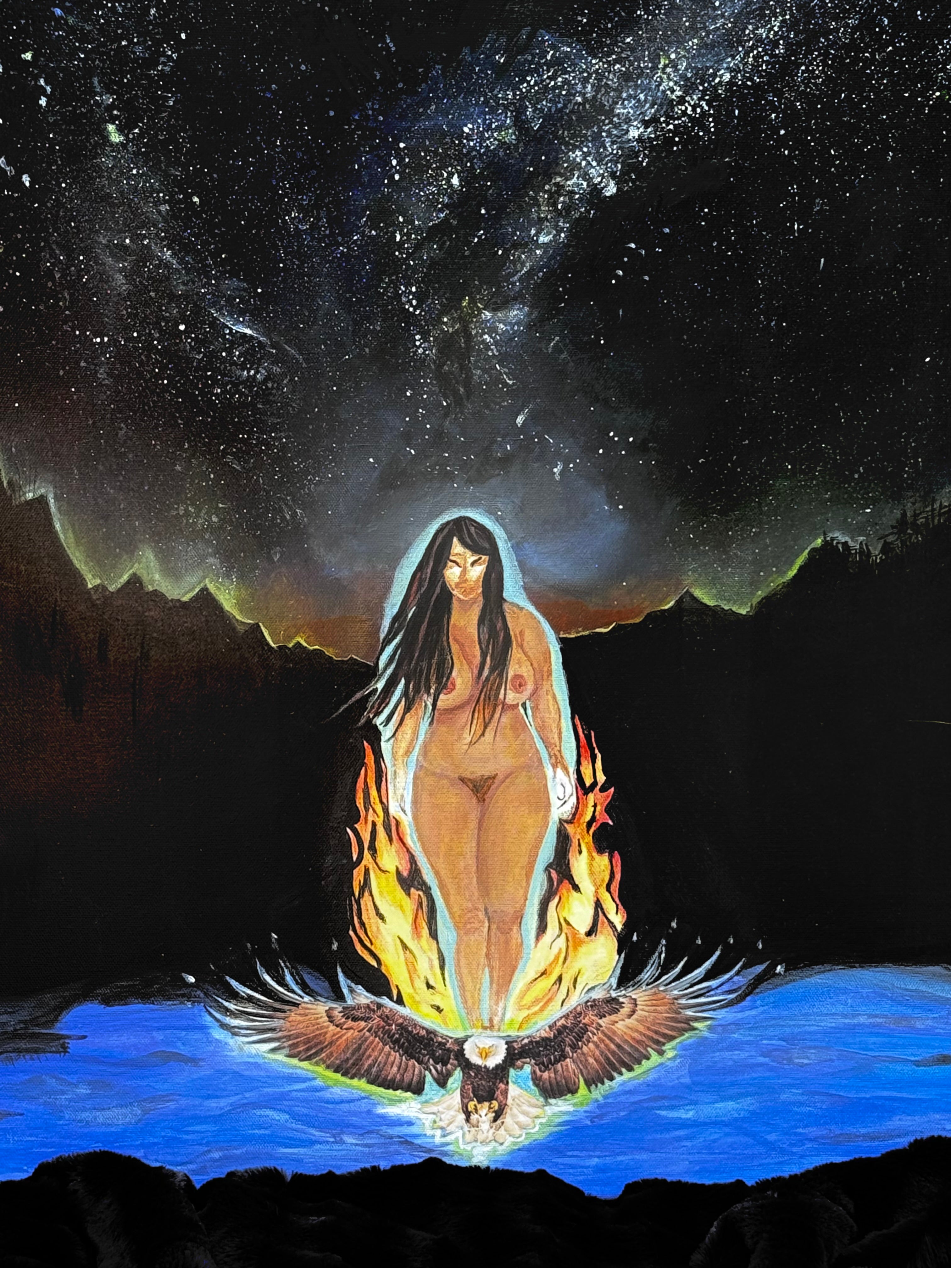 The Embracing | Limited Edition Archival Giclée | 20 x 20 in.